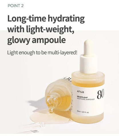 [Anua] Heartleaf 80% Moisture Soothing Ampoule 30ml