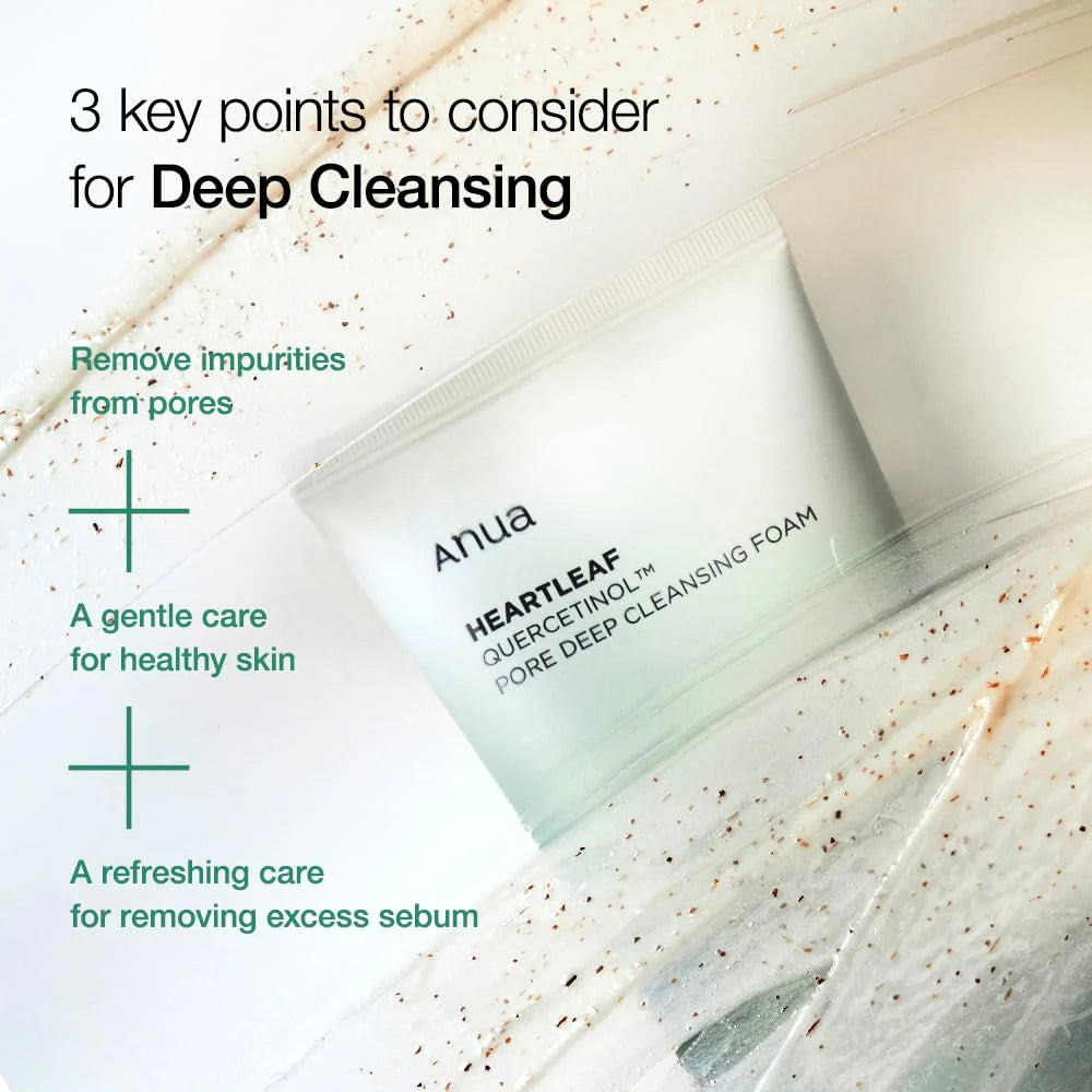 [Anua] Heartleaf Quercetinol Pore Deep Cleansing Foam